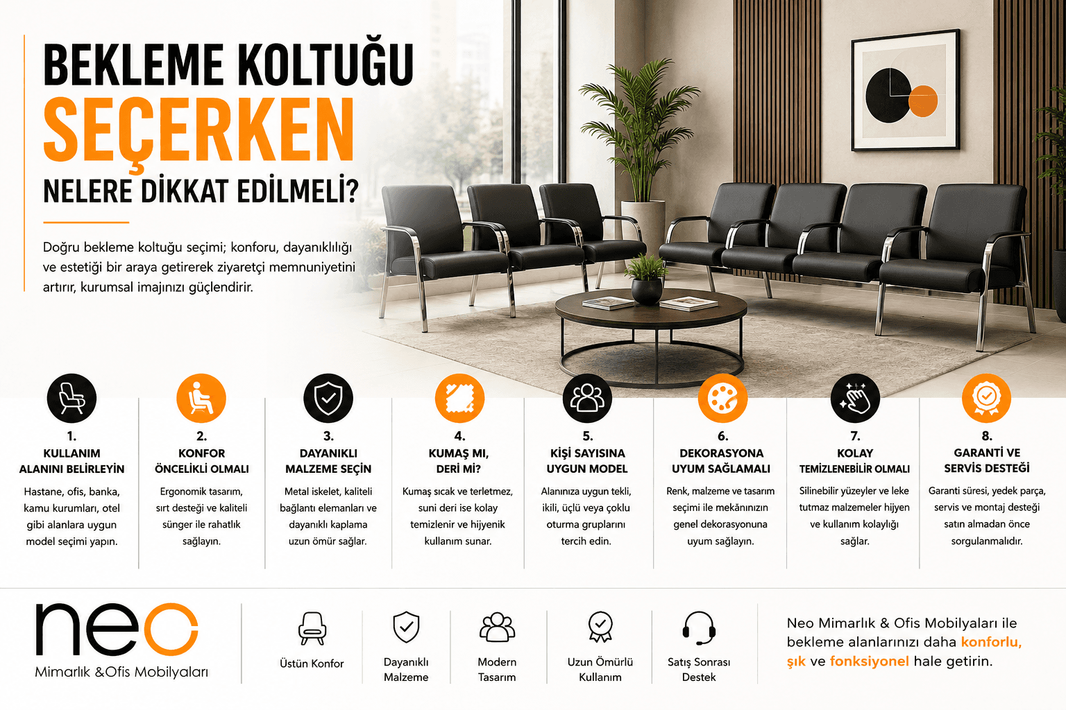 Bekleme Koltuğu Seçerken Nelere Dikkat Edilmeli?