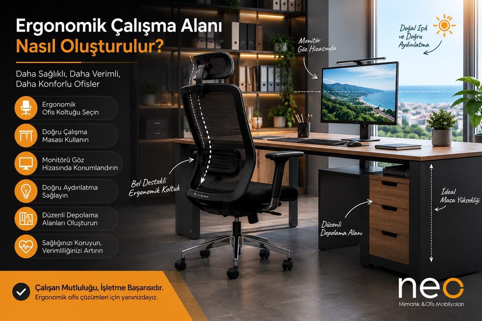 Ergonomik Çalışma Alanı Nedir?