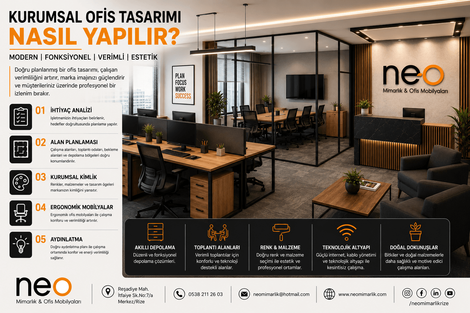 Kurumsal Ofis Tasarımı Nasıl Yapılır? 