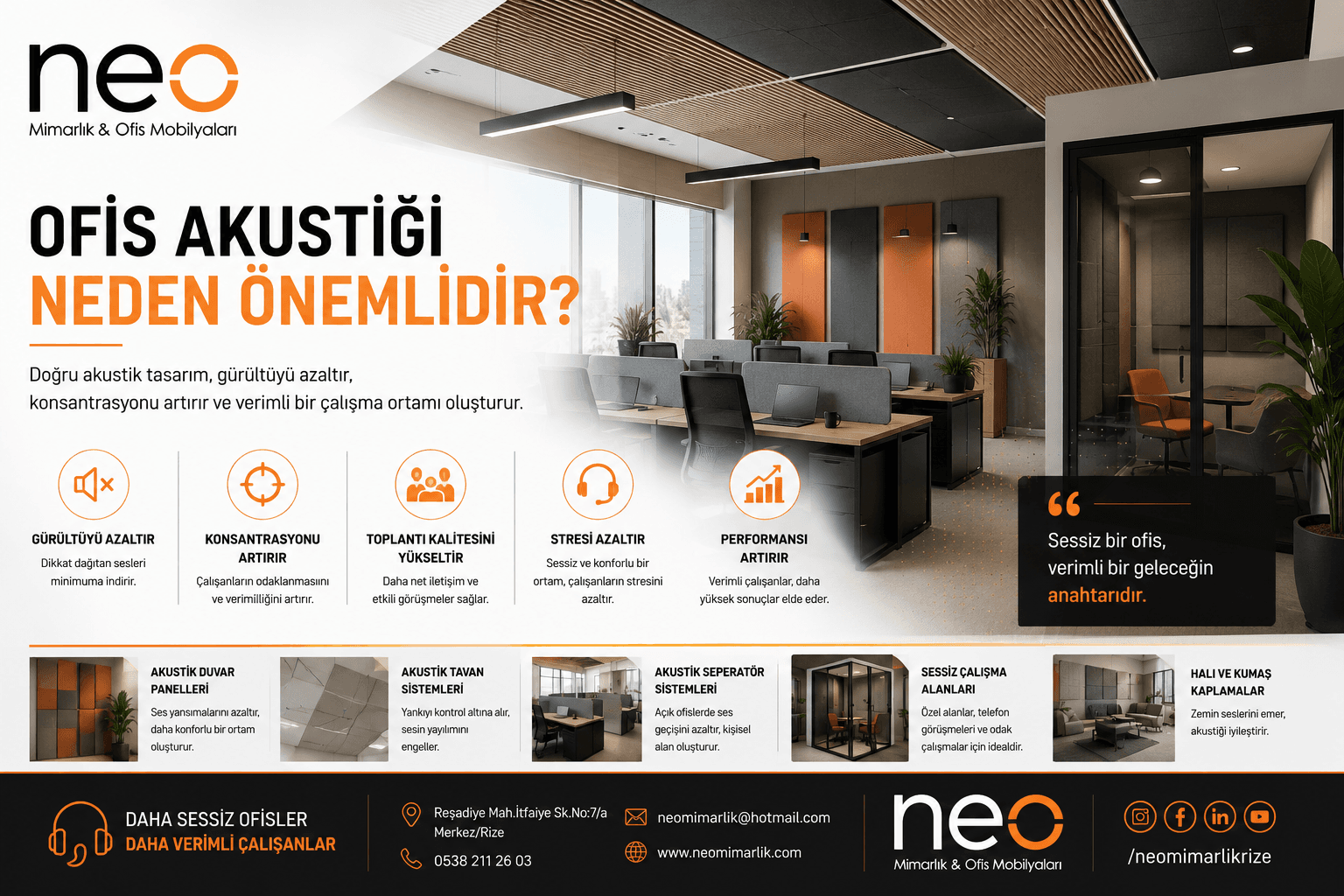 Ofis Akustiği Neden Önemlidir?